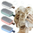 thumbnail image 6 of Pedty Bathroom Products,1X Shampoo Brush,Silicone Massage Shampoo Brush Pink, 6 of 8
