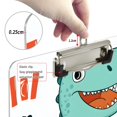 thumbnail image 4 of ALAZA Plastic Clipboard A4 Letter Size Decorative Clipboards for Students Women Men 9" x 12.5" Dinosaur with Backpack, 4 of 6