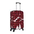 thumbnail image 3 of Kll Christmas Tree Buffalo Plaid Luggage Cover Suitcase Cover Suitcase Protector (Luggage not included)-X-Large, 3 of 8