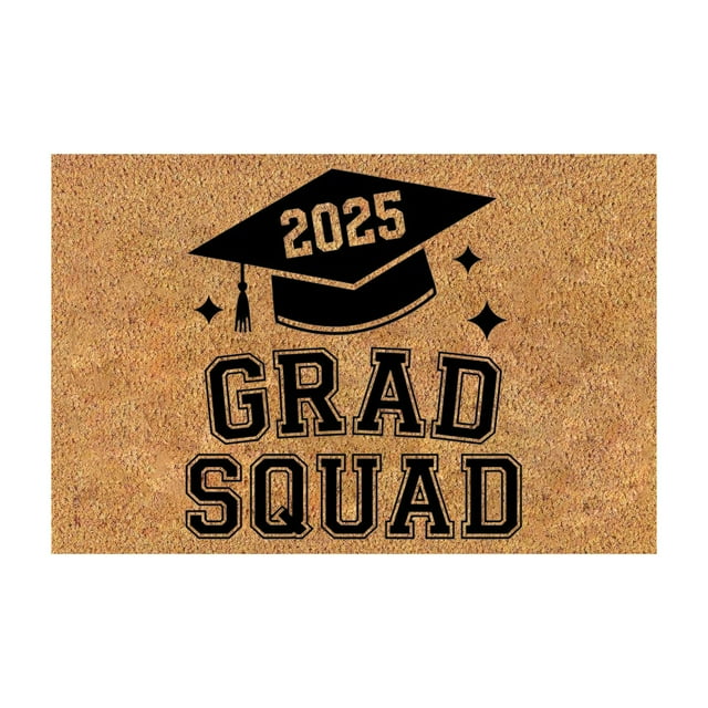 2025 Graduation Celebration Doormat Commemorative Academic Themed Floor Mat Decorative Welcome Entrance Rug For Party