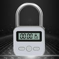 thumbnail image 2 of Metal Timer Lock LCD Time 99 Hours Max Timing USB Timer Padlock-Good, 2 of 5