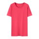 thumbnail image 5 of Tops de Manga Corta para las Mujeres Suelto Ajuste Más Tamaño Suéter Sólido, Moda Casual Imitación Algodón, 5 of 6
