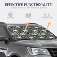 thumbnail image 4 of Vsdgher Cute Sloth Print Car Windshield Sun Shade, Reflective Sunshade Window Sunshade Sun Visor Protector Fit for Cars,Trucks,SUVs-Small, 4 of 6