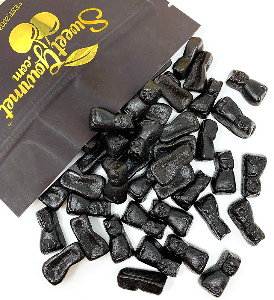 SweetGourmet Premium Dutch Licorice Cats Gustaf's Sweet Black