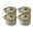 Gray, variant on 4pcs Small Covered Stewpot Wave Pattern Ceramic Bowl with Lid for Soups Noodles Desserts and More Japanese style Microwave