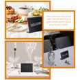 thumbnail image 3 of unbranded 12Ud Decorative Price Boards Black PVC Desktop Chalkboards for Restaurant Display, 3 of 8