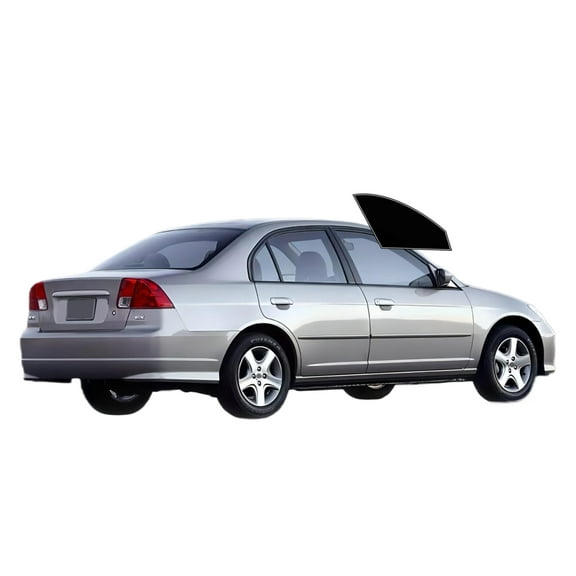Haiy Co - PreCut 2Ply 05% Window Tint Film Kit For 2001-2005 Honda Civic Sedan -Front Windows