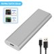 thumbnail image 1 of M.2 Mobile HDD Box Anuminum Alloy USB3.1 Dispositivos de almacenamiento (Silver NVMe/SATA) Tmvgtek Para estrenar, 1 of 8