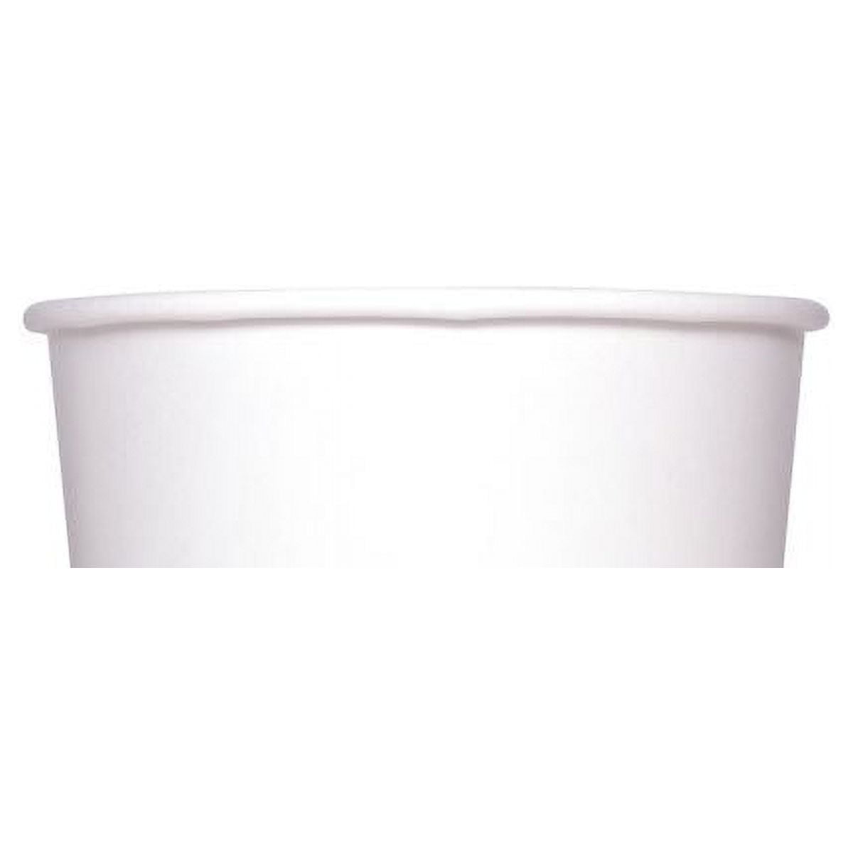 Serveware - White Ring Paper Lid for Pint Container (Container