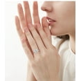 thumbnail image 5 of 4 Carat Halo Moissanite Engagement Rings for Women Wife Mom D Color VVS1 Cushion Cut Ring 925 Sterling Silver Wedding Anniversary Promise Ring for Her Size 5-10, 5 of 9