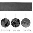 thumbnail image 2 of XINQIHANG Velvet Table Runner Rustic Style,Linen Farmhouse Table Runner for Dining Room Kitchen Party Dresser Décor,14x120 Inches,Ash Grey, 2 of 7