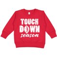 thumbnail image 2 of Inktastic Touchdown Season Football Toddler Sweatshirt, 2 of 4