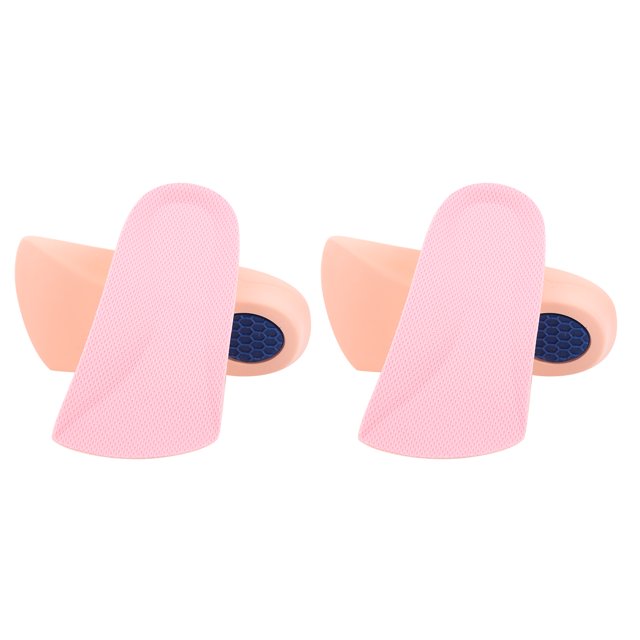 Almohadilla para zapatos, 2 pares de medias zapatillas Inserciones para aumentar la altura Suelas Levantar la almohadilla del talón Rendimiento confiable Jadeshay A