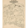 thumbnail image 3 of Gast 15x18 Black Modern Framed Museum Art Print Titled - Lamar County Texas - Gast 1870, 3 of 5
