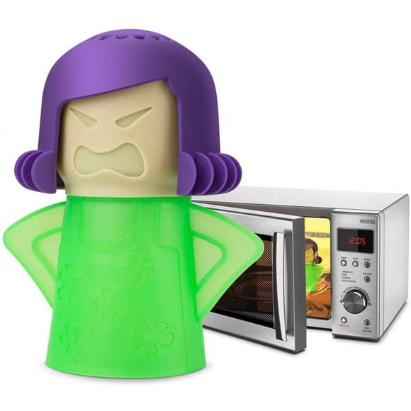 Microwave Oven Cleaner - Steam Cleans and Disinfects with Vinegar and Water - Removes Crud in Minutes - Microwave Cleaning Equipment