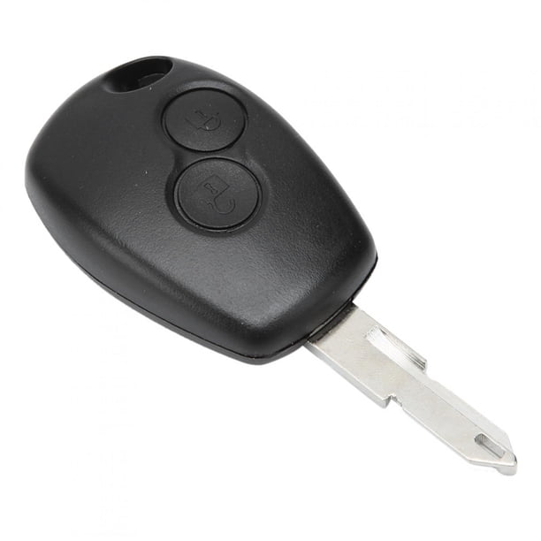 Botón De Coche, Funda Para A Distancia De 2 Botones, Carcasa De Repuesto Para Llave Remota Con Embrión De Llave Apto Para 206