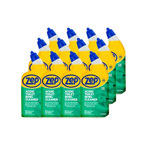 Zep New Acidic Toilet Bowl Cleaner 32 Ounces ZUATBC32 (Case of 12) 2x Thicker Than Before