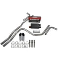 thumbnail image 3 of Truck Exhaust Kits- Cat-back 2.5" Dual Exhaust Kit with Flowmaster 40 Delta Flow and Side Exit Slash Cut Tips, 3 of 10