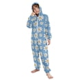 thumbnail image 5 of Cute Daisy Pattern One Piece Pajamas Soft Jumpsuit Cozy Sleep and Play Romper Zipper and Pockets 12Y-13Y, 5 of 8