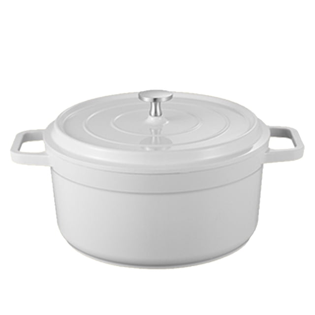 Olla de aluminio fundido para horno holandés con tapa cazuela esmaltada utensilios de cocina para cocinar en casa