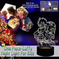 thumbnail image 5 of Cartoon Lamp for Boy Bedroom Monkey D Luffy Japan Anime Theme Roronoa Zoro LED 3D 7 Color USB Change Home Table Decor Night Light Sleeping Lighti, 5 of 5