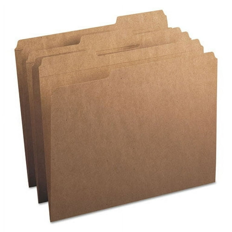 Heavyweight Kraft File Folder, 1/3-Cut Tabs: Assorted, Letter Size, 0.75 Heavyweight Kraft File Folder, 1/3-Cut Tabs: Assorted, Letter Size, 0.75
