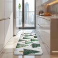 thumbnail image 4 of White Christmas Tree Pattern Kitchen Rug Mat,Kitchen Runner Rugs Non Skid Washable,Decorative Kitchen Floor Mats for Kitchen,Sink,Laundry,17"x47.2", 4 of 7