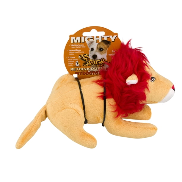 VIP Products Mighty Lion Dog Toy, Large, Multicolor