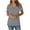 Black, variant on yillto Women Cold Shoulder Striped Tee Short Sleeve V Neck Tunic Blouse Tops Summer Fashion Loose Shirts