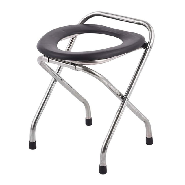 Squatting Toilet Stool Chairs Non Slip Mobile Easy to Clean Rounded Edges Strong Steel 42cm
