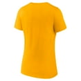 thumbnail image 3 of Women's Logo Athletic Gold Los Angeles Lakers Unrivaled V-Neck T-Shirt, 3 of 3