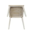 thumbnail image 4 of Solid Wood 30" x 30" Dining Table in Washed Gray Taupe, 4 of 5