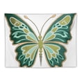 thumbnail image 5 of COMIO Big Butterfly Green Hanging Tapestry, Suitable for Bedroom Decoration Painting, 5 of 6