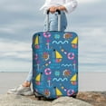 thumbnail image 7 of Rateoe Sailboat With Sailing Printed Luggage Cover, Suitcase Protector Fits 18-32 Inch Luggage-Large, 7 of 7