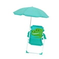 thumbnail image 4 of Sillas de playa para niños Tienda de campaña Senderismo Asiento para niños con sombrilla Silla de camping portátil Verde, 4 of 8