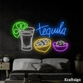 thumbnail image 2 of Craftnamesign Tequila Neon Sign, Mexico Restaurant Decor, Bar Club Signs, 2 of 4