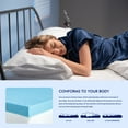thumbnail image 3 of Subrtex 2,3, or 4 inches Gel-Infused Memory Foam Bed Mattress Topper, 3 of 7