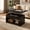 Black&Brown, variant on Manxile Rustic Lift Top Coffee Table, 4 in 1 Multi-Function Convertible Coffee Table with Hidden Storage for Living Room, Black&Brown