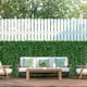 thumbnail image 2 of 1 Rollo de cobertura artificial Fake Ivy Garden Garden Pantalla de privacidad Muro de vid para el balcón Patio al aire libre (Hojas de manzanas), 2 of 4