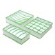 thumbnail image 2 of 3x Armario Plegable Ropa Interior Cajón Organizador Caja Compartimento para Verde Sunnimix organizador de ropa interior, 2 of 7