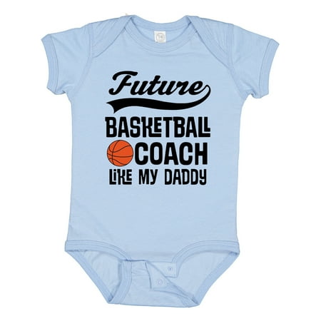 

Inktastic Future Basketball Coach Like Daddy Gift Baby Boy Bodysuit