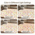 thumbnail image 7 of ODIKA 6'x9' Washable Area Rug Pink Cheerful Scattered Circle Splash Covering Abstract for Dining Room, Under Table, Office Décor, Non-Slip Chair-Friendly, 7 of 7