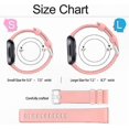 thumbnail image 4 of 3-Pack Soft Silicone Bands for Fitness Trackers, Adjustable Sport Straps for Men and Women, Small Size, 4 of 4