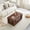 Brown, variant on Oufan 39.5" Modern Coffee Table, Wooden Simple Rectangular Center Table with Open Storage Shelf, 2-Tier Cocktail Table with Living Room