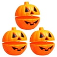 thumbnail image 2 of Mini de calabaza de plástico para Halloween que Pueden abrir, bolsa coración para Cosplay, tienda, almacenamiento de regalos para fiestas 3 piezas Yotijar Calabazas De Halloween, 2 of 10