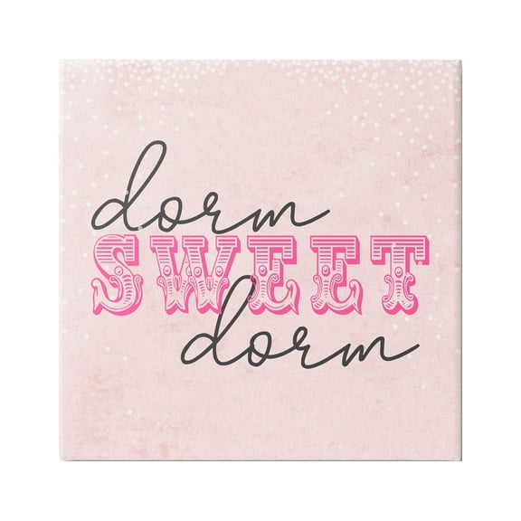 Stupell Industries Sweet Dorm Detailed Typography Graphic Art Gallery Wrapped Canvas Print Wall Art, Design by Sundance Group