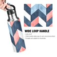 thumbnail image 4 of Yayeee 20oz Insulated Water Bottle Double Wall Stainless Steel with Flip Straw Lid, Blue Geometric, 4 of 7