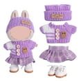 thumbnail image 5 of Sinyiin 17cm Plush Doll Sweater Pants Figure Doll Dressingup Accessory Doll Clothes Set, 5 of 19