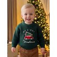 thumbnail image 3 of Cjfdfy Newborn Baby Boy Girl Christmas Sweater Christmas Tree Car Embroidered Long Sleeve Knit Tops Infant Cute My First Christmas Holiday Clothes 0-18M ﻿, 3 of 9