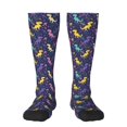 thumbnail image 1 of Fotbe Colorful Dinosaur Calcetas Divertidas Estampadas para Hombre y Mujer, Calcetas de Algodón hasta la Rodilla para Caminar, Correr, Enfermería y Embarazo, 1 of 6